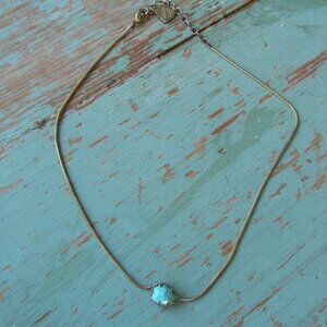 KENDRA SCOTT TESS TURQUOISE PENDANT NECKLACE